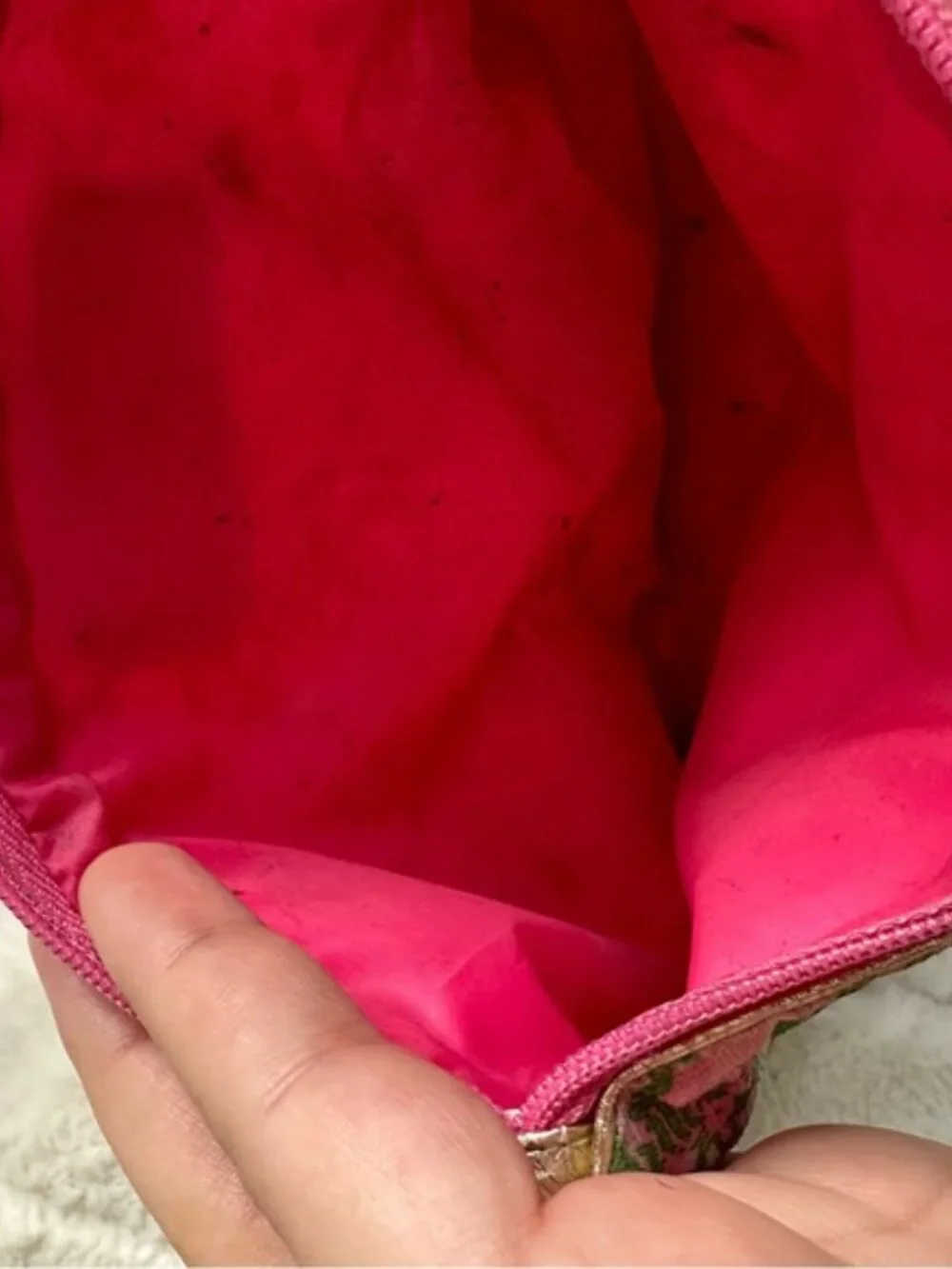 Lilly Pulitzer X Estee Lauder | FLAWED Pink Tiger Floral Cosmetic Case
